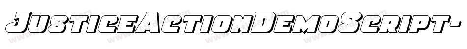 JusticeActionDemoScript字体转换