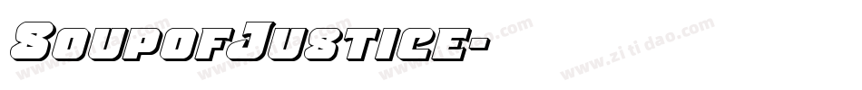 SoupofJustice字体转换
