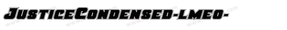 JusticeCondensed-lme0字体转换