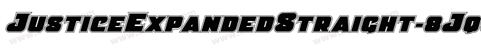 JusticeExpandedStraight-8JqJ字体转换