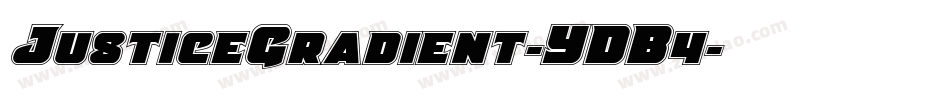 JusticeGradient-YDB4字体转换