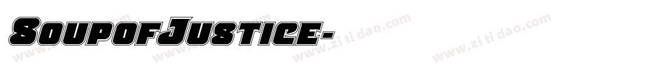 SoupofJustice字体转换