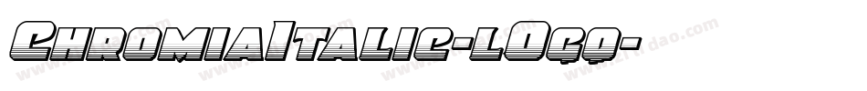 ChromiaItalic-lOgq字体转换