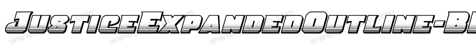JusticeExpandedOutline-BKn8字体转换