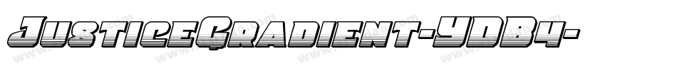 JusticeGradient-YDB4字体转换