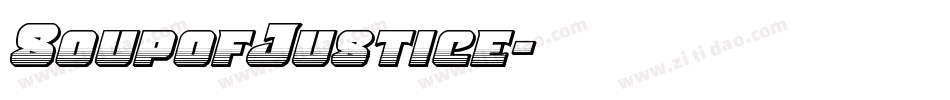 SoupofJustice字体转换