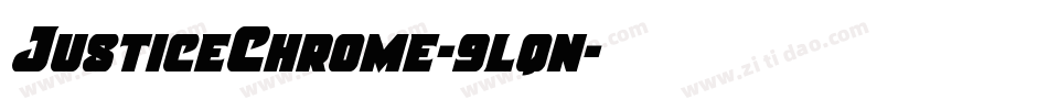 JusticeChrome-9lqn字体转换