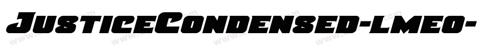 JusticeCondensed-lme0字体转换