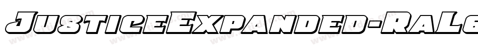 JusticeExpanded-RaL6字体转换