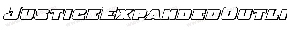 JusticeExpandedOutline-BKn8字体转换