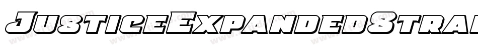 JusticeExpandedStraight-8JqJ字体转换