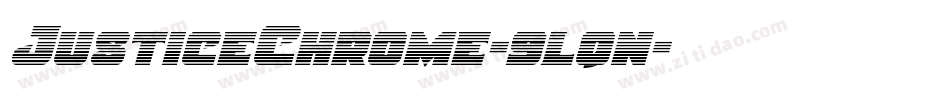 JusticeChrome-9lqn字体转换