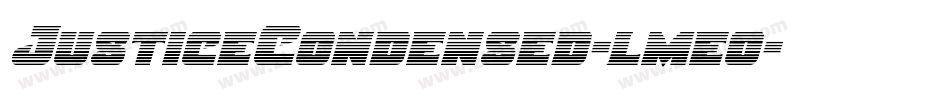 JusticeCondensed-lme0字体转换