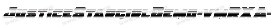 JusticeStargirlDemo-vmRXA字体转换