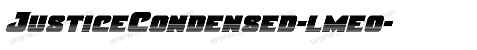 JusticeCondensed-lme0字体转换