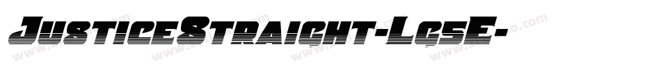 JusticeStraight-Lg5E字体转换