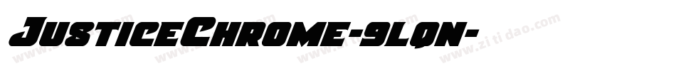 JusticeChrome-9lqn字体转换