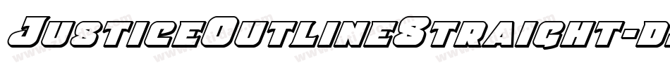 JusticeOutlineStraight-dYJx字体转换 JusticeOutlineStraight-dYJx字体转换