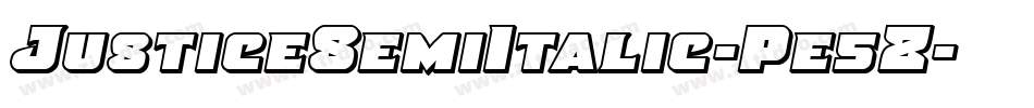 JusticeSemiItalic-Pe5Z字体转换