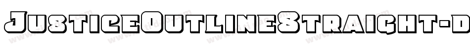 JusticeOutlineStraight-dYJx字体转换 JusticeOutlineStraight-dYJx字体转换