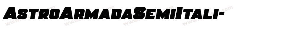 AstroArmadaSemiItali字体转换