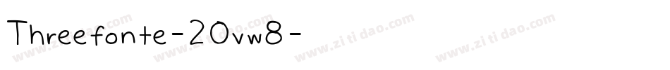 Threefonte-2Ovw8字体转换