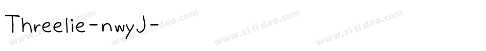 Threelie-nwyJ字体转换