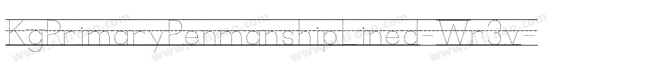 KgPrimaryPenmanshipLined-Wr3v字体转换 KgPrimaryPenmanshipLined-Wr3v字体转换