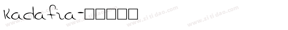 Kadafia字体转换