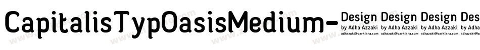 CapitalisTypOasisMedium字体转换