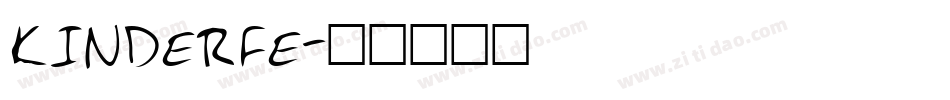 KINDERFE字体转换