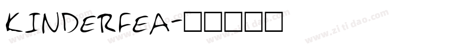 KINDERFEA字体转换