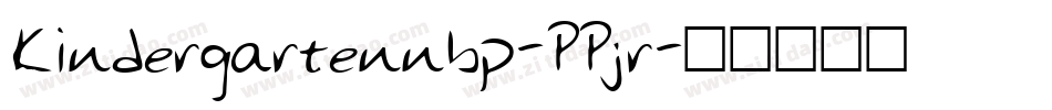Kindergartennbp-PPjr字体转换