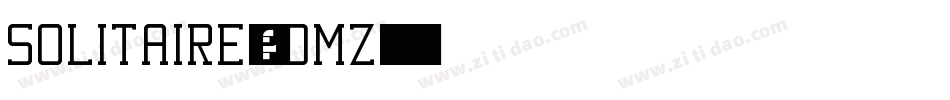 Solitaire-PDMZ字体转换