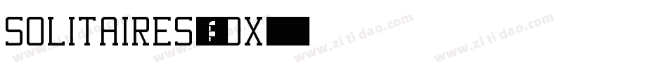 Solitaires-0doX字体转换