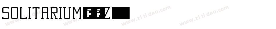 Solitarium-L7BZ字体转换