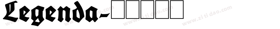 Legenda字体转换