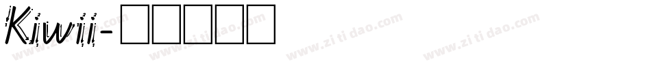 Kiwii字体转换