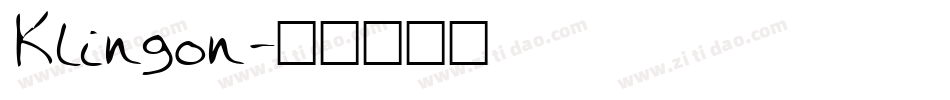 Klingon字体转换