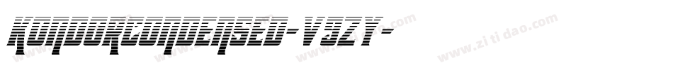 KondorCondensed-v9zy字体转换