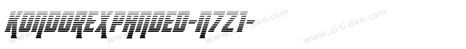 KondorExpanded-n7z1字体转换