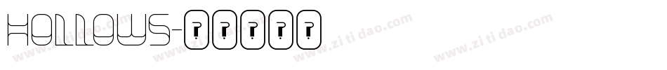 Hollows字体转换