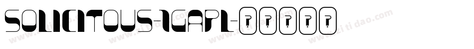 Solicitous-1GaPL字体转换