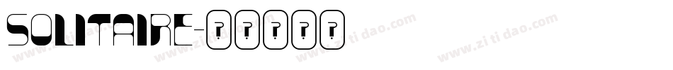 Solitaire字体转换