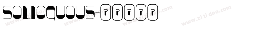 solioquous字体转换