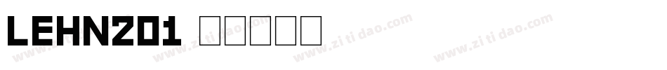 LEHN201字体转换