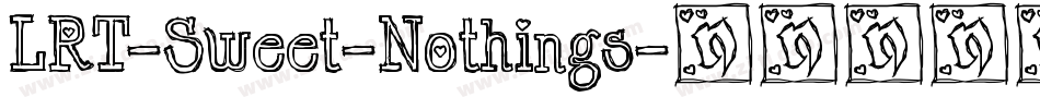 LRT-Sweet-Nothings字体转换