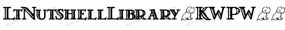 LtNutshellLibrary-KWPW字体转换