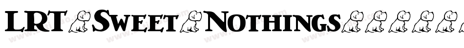 LRT-Sweet-Nothings字体转换