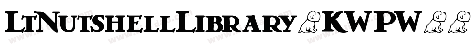 LtNutshellLibrary-KWPW字体转换